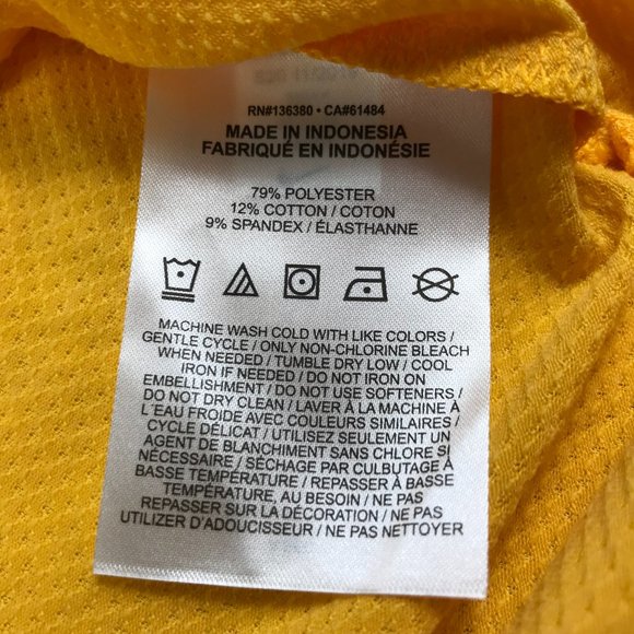 Nike Men's Pittsburgh Pirates MLB Yellow Legacy Raglan Polo N911-031N size S - Picture 7 of 8